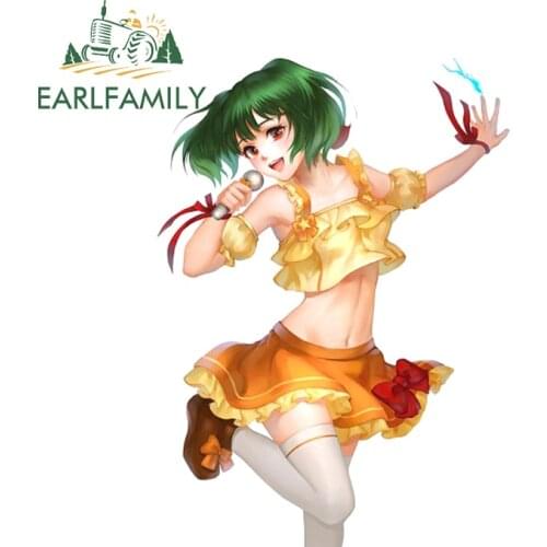 EARLFAMILY 13cm x 9.4cm for Macross Frontier Ranka Lee Car Accessoires Stickers Vehicle Decor Windows Trunk Vinyl Graffiti Decal
