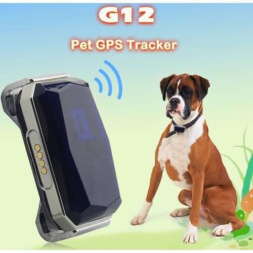G12 Real-time tracking GPS Tracker for pets Add Automatic voice control recording History route playback smart tracking locator