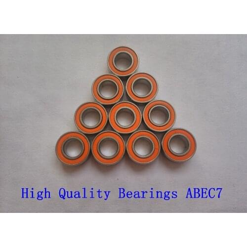 Free shipping 10PCS 4X10X4mm SMR104 2OS CB ABEC7 4X10X4 Stainless steel hybrid ceramic ball bearing Fishing vessel bearing