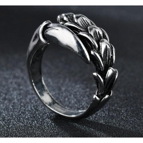 Dragon Claw Mens Rings Punk Hip Hop Scales Ring for Male Boyfriend Biker Jewelry Creativity Gift Wholesale Gothic Accessories