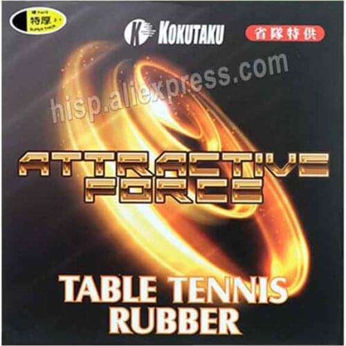 KOKUTAKU ATTRACTIVE FORCE BLACK GHOST pimples in table tennis rubber sponge for pingpong racket