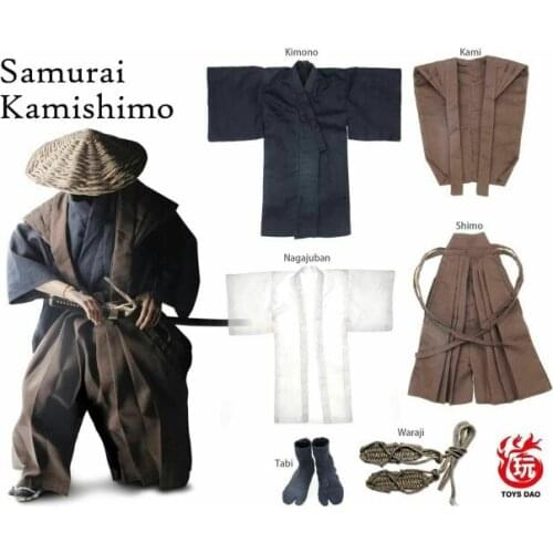 1/6 Collectible Figures Clothes Accessories JP Male Samurai Suit For 12" Action Figure Doll,Doll And Weapon Doll Not Included