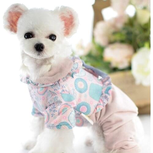 Cute Pet Clothing for Dog Jumpsuit Outfits Chihuahua Yorkies Costumes Small Dog Clothes Coat Garment Bichon Poodle Schnauzer New