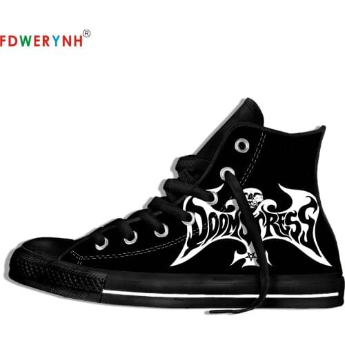 Mens Casual Shoes Canvas Casual Shoes Sleep Band Most Influential Metal Bands Of All Time Customize Pattern Color Shoes