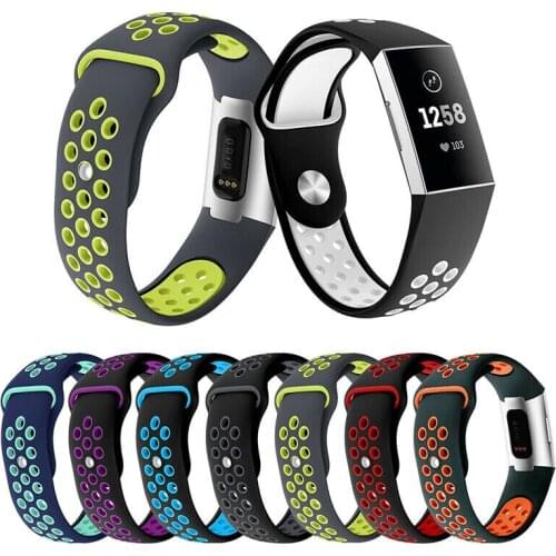 Soft Silicone Strap For Fitbit Charge 3 Band Wristband Silicone Replacement Bracelet For Fitbit Charge 3 Straps For Watch