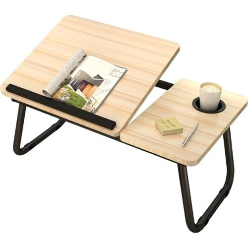 NEW Adjustable Foldable Desk Shelf Dormitory Bed Laptop Stand Book Reading Laptop Studying Table Size 55 x 32 x 25cm