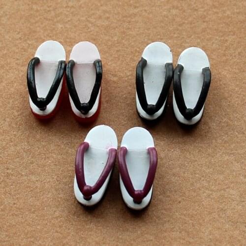 One pair 1/6 fashion doll shoes for licca 1/6 flats Wood shoes blyth dollkids toys gift Shoes for Blyth Azone OB