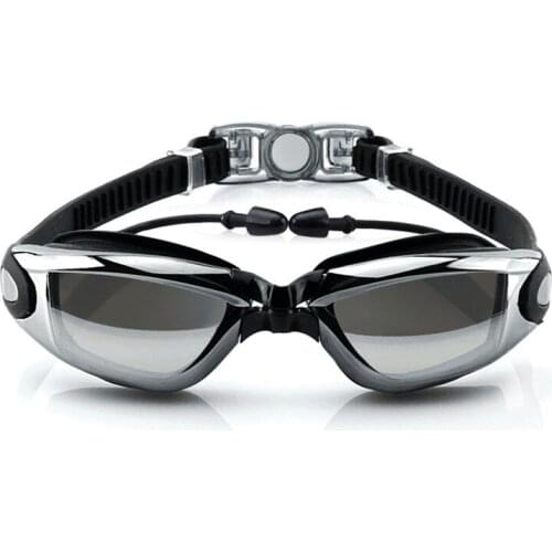 Women Men Swimming Goggles Anti-Fog UV HD Natacion Hombre Silicone Adjustable Eyewear Diving Glasses Swimming Pool