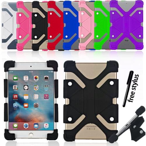 Shockproof Silicone Stand Cover Case for Apple IPad 1 2 3 4/iPad (6/7/8th Gen)/Air 1 2 3 4/Pro Universal Four Corner Tablet Case