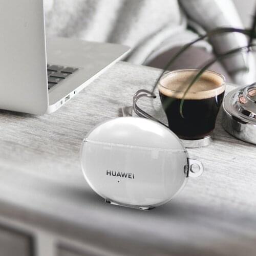 Clear Soft Silicone Crystal TPU Case For Huawei FreeBuds 4i freebuds4i Cover Charging Box Bags No Watermarks