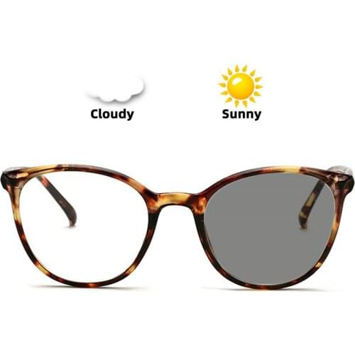 2020 new Fashion Custom Made Oversized Round Sunglasses Sun Photochromic Eyeglasses Women Reading Glasses FML