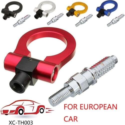 Sport Jdm Aluminum Forge Front Tow Hook Bar Front For European car XC-TH003