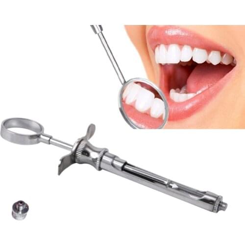 Dental Aspirating Syringe Dentist Surgical Instruments Instrument Head Dental Care Syringe Dental Anesthesia Aspirating Syringe