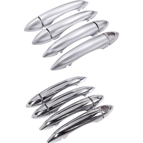 8PCS Without Hole Car Exterior Door Handle Cover Fit for Alfa Romeo Giulia 2017 Car Accessories