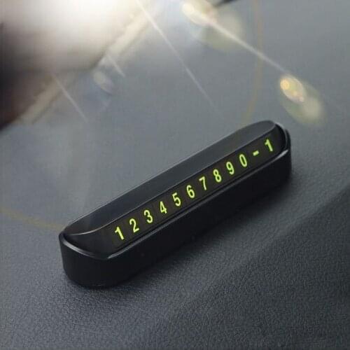 Car Temporary Parking Card Phone Number Card Plate For Honda Brio Satya Freed Zest Life Inspire Airwave Elysion