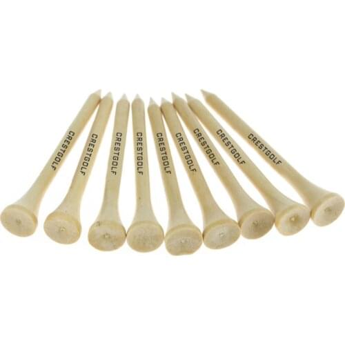 1000pcs/lot Custom Logo Printed Accept 70mm, 54mm Wooden Golf Tees Several Colors Available Professional Golf Accessories