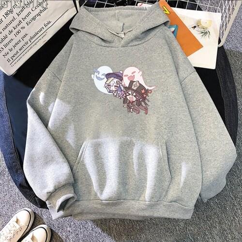 Genshin Impact Hu Tao Print Hot Game Hoodies Streetwear Graphic Hip Hop Fashion Tops Women/Men Casual Sweatshirts Female Clothes