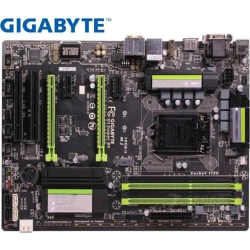 Gigabyte GA-G1.Sniper B6 used Desktop Motherboard G1.Sniper B6 LGA 1150 DDR3 32GB Original Motherboard