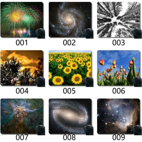 Gaming Computer Mouse Pad,City Sky Lights Night Gaming Mousepad