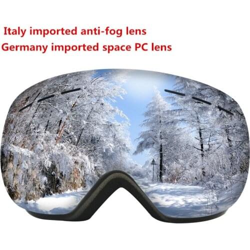 Quality ski goggles double layers UV400 anti-fog big ski mask glasses skiing men women snow snowboard goggles imported eyewear