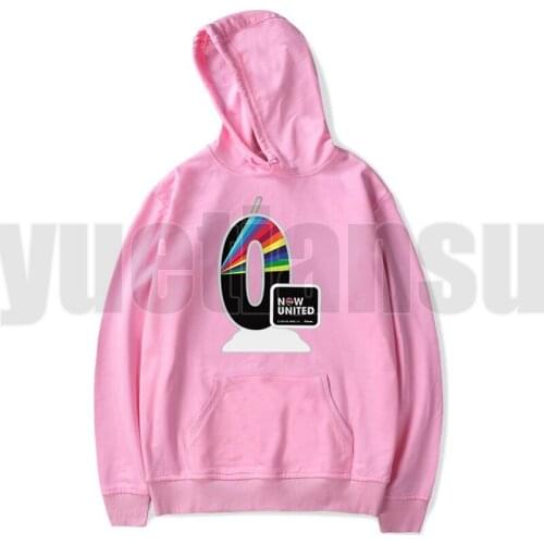 2021 Winter Clothes UN Team Children Now United - Better Album Streetwear Women Pink Now United Oversized Hoodies Sweatshirts