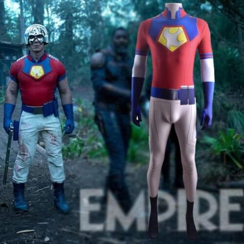 Suicide 2 Peacemaker Bodysuit Quinn halloween Harleen Quinzel man kids adult Cos Christopher Smith Tights jumpsuit anime costume
