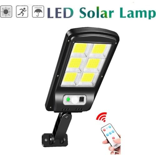 Tabular oblong LED solar light solar power lantern PIR motion Sensor garden lamp 120LED outdoor indoor home waterproof IP65 rota