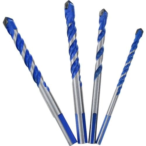 Triangle Drill Bit Tiling Cement Multi Purpose Ceramic Wall Glass Cement Hole Opener Stone Blue Cutter Nail Metal Drill 6-12mm