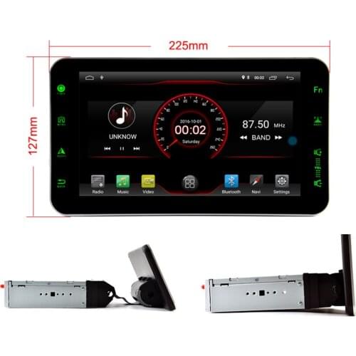 1Din 10Inch Screen Multimedia Player Stereo Head Unit Radio GPS Navigation Autoradio Android 10 2din Car Audio Tape Recorder