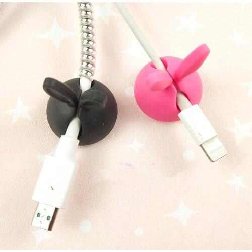 LIEVE L16 Cable Organizer Silicone USBCable Winder Desktop Tidy Management Clips Cable Holder for Mouse Headphone Wire Organizer