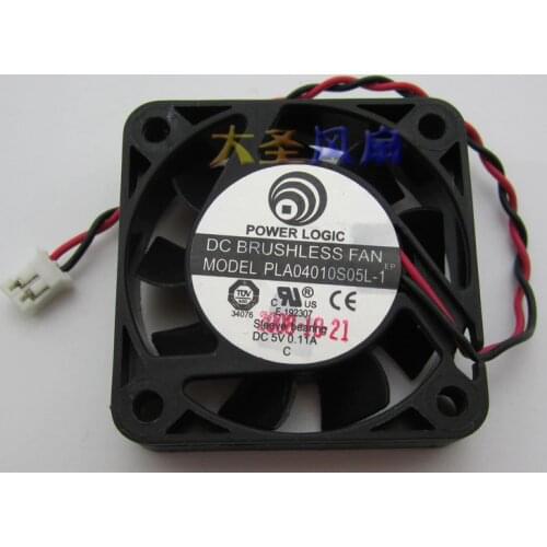 Power Logic PLA04010S05L-1 DC 5V 0.11A 40x40x10mm 2-Wire Server Cooling Fan