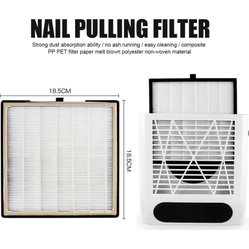 DIOZO 1Pcs Nail Dust Collector Filter Manicure Machine Filter Suction Nail Vacuum Cleaner Filter