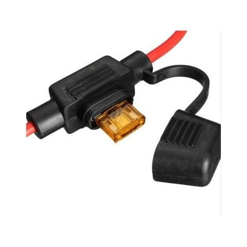 Lowest Price 3PC 200mm Waterproof Fuse Holders 16 Gauge ATC Fuse Holder In-line AWG Wire 6PCS 11mm Car Blade Fuses