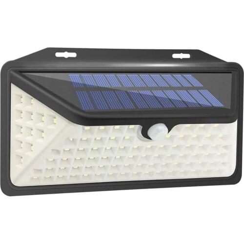 Solar Lights Outdoor, 3 Optional Modes Wireless Motion Sensor Light with 270° Wide Angle, IP65 Waterproof, Easy-to-Install
