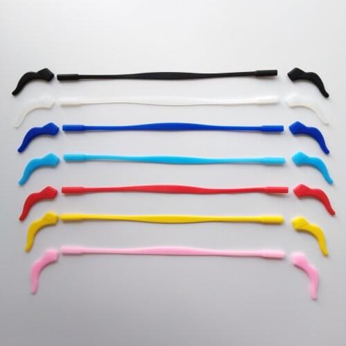 Eyeglass sport silicone anti-slip temple gripper ear hook and cords kit sets temple locker