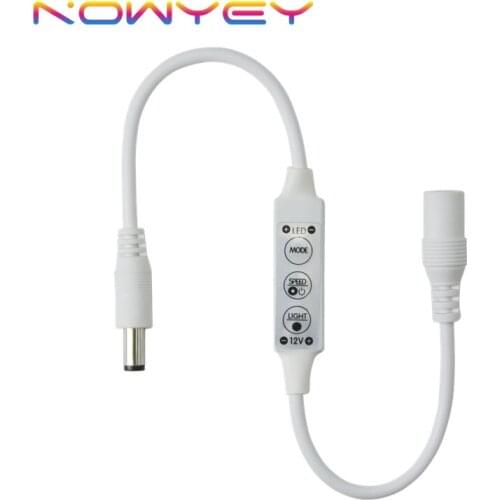 LED Controller Dimmer DC12V Single Color Brightness Control LED Controller for LED Strip Light SMD 5050 3528 LED Tape