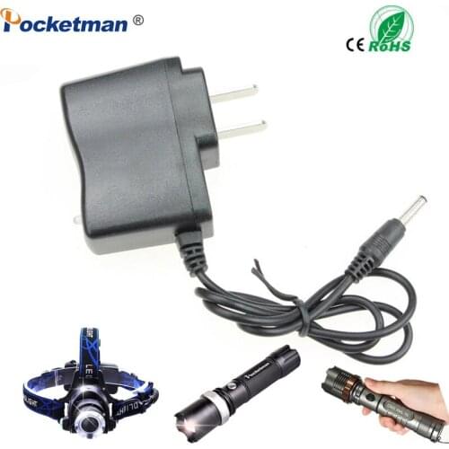 High Quality Charger for LED Flashlight Torch Headlight of 18650 Battery Charger for LED Headlamp Direct Charge EU USA Plug