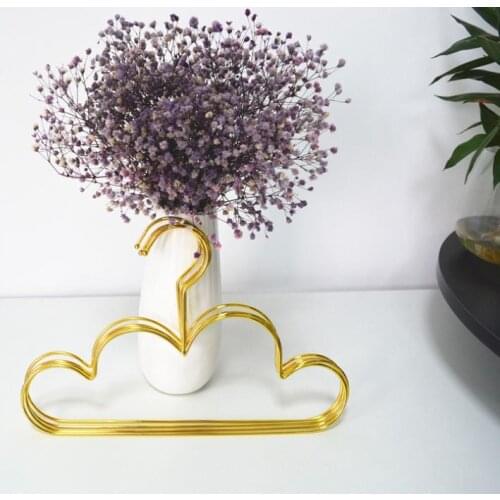 Gold Cloud Hanger Children Baby Clothes Rack Metal Hanging Clothes Hanger For Kids Closet Organization Wholesale SN992