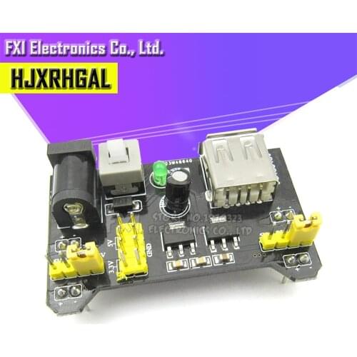 1PCS MB102 Breadboard Power Supply Module 3.3V 5V For Arduino Solderless Breadboard Voltage Regulator