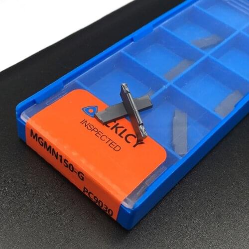 100% Origin MGMN150 G PC9030 10pcs Turning Tool For Grooving Carbide Insert 1.5mm Metal MGMN150-G Prating Lathe Grooving Inserts