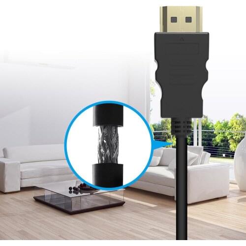 1080P HDMI-compatible Male to 3 RCA Video&Audio Adapter Cable Video Audio Converter 59" / 1.5m Lenth HDTV VGA Signal Transmitter