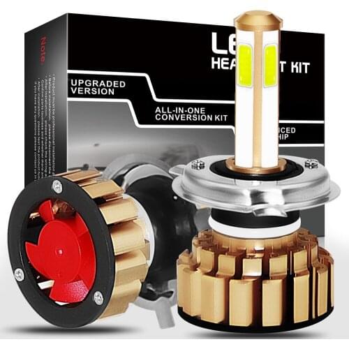 2Pcs LED Headlight Bulbs Car Lamp H11/9005/9006/H4/H7 6000LM 6000K IP68 waterproof