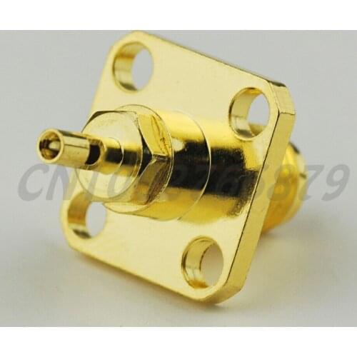 20pcs RF Coaxial Connector RP-SMA Solder Jack(male pin) Flange connector for 1.13 / 1.37 cable