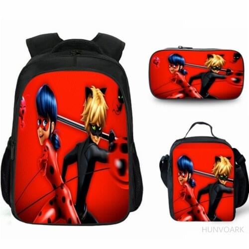 3pcs/set Cartoon 3D Printed Pink Girls Children School Bags Orthopedic Backpack Kids Boys Girls Mochila Infantil Cartoon Bags