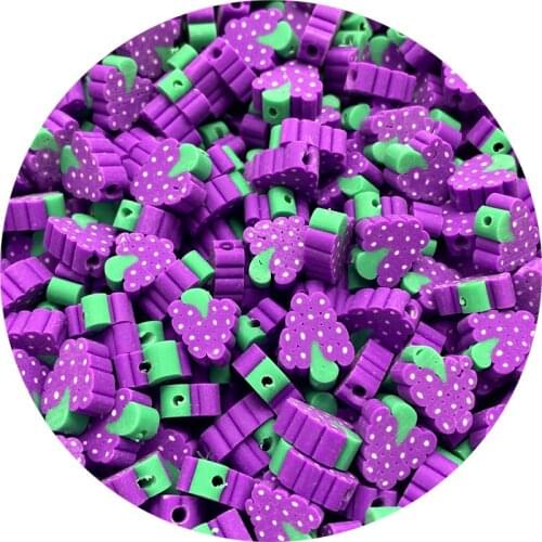 30pcs/lot 10mm Blueberry Beads Polymer Clay Beads Mixed Color Polymer Clay Spacer Beads For Jewelry Making DIY Bracelet necklace