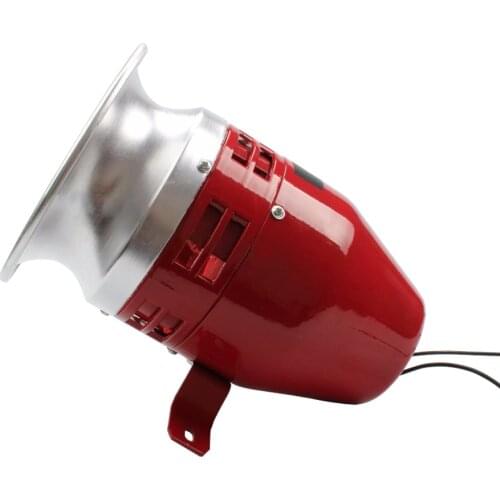 AC 110V MS-390 Mini Motor Driven Air Raid Siren Horn Car Truck Alarm 130dB