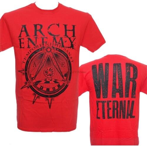 ARCH ENEMY - WAR ETERNAL RED - Official Licensed T-Shirt - METAL - New S M XL Cotton T-Shirts Fashion Free Shipping