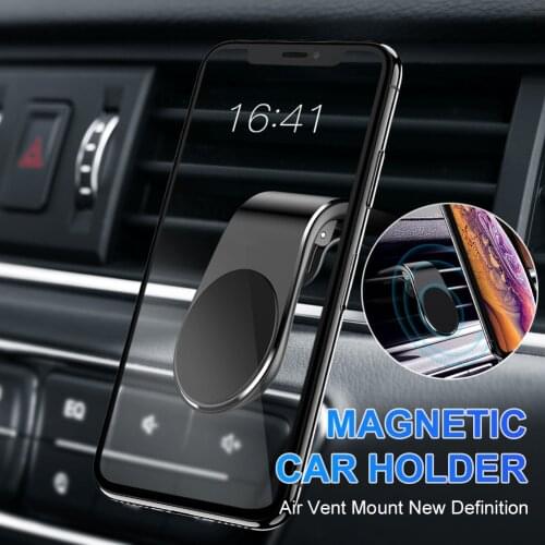 Auto Phone Holder Universal Gps Auto Magnetic Clip-on Air Vent Car Phone Holder Bracket For automotive goods Phone Holder Tools