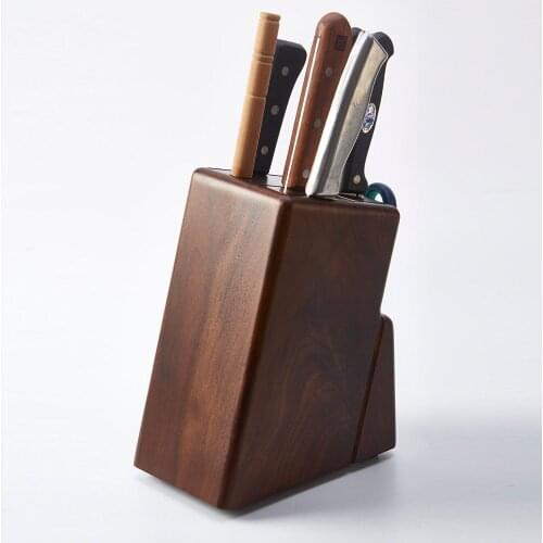 Wood Kitchen Knife Holder Multifunctional Storage Rack Tool Holder Universal Knife Block Stand Shelf Kitchen Accessories ZL351