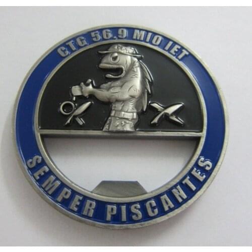 Customer Design Brass or Zinc Alloy Metal Coin with Soft Enamel